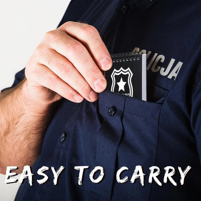 12 Packs Police Field Interview Notepad for Law Enforcement