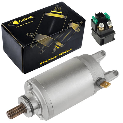 Starter and Relay Solenoid for Suzuki GSX-600F (1998–2006) AB321518744AD, 3110008F00, 3180021E20