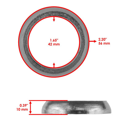 Exhaust Muffler Silencer with Gasket for Polaris Ranger XP 800 (2012) - MF126+MG106