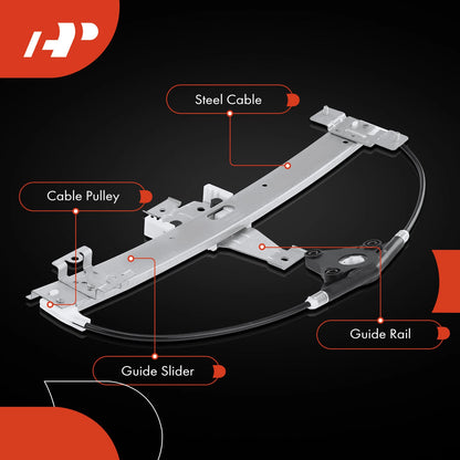 Rear Left Power Window Regulator for Ford Explorer (1991–1994) F2TZ7827009A, 740-540