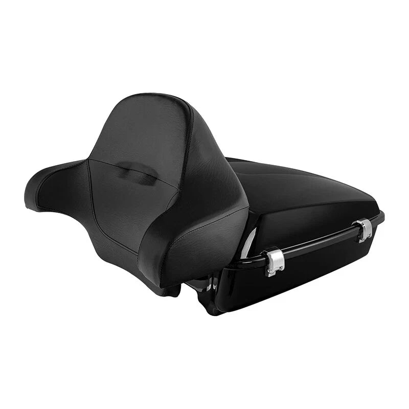 Chopped Trunk Backrest Chrome Mount for Harley Touring Street Glide (2014–2026)
