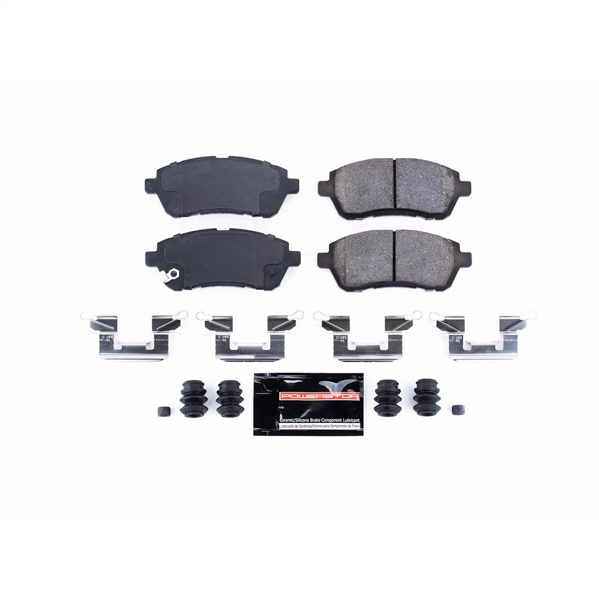 2X Z23-1454A Brake Pad Set Front for Mazda 2 (2011–2014) Hatchback 4Cyl