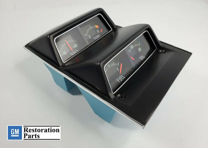 Center Console Gauge Cluster Replacement for GM Nova & Camaro (1970–1981)