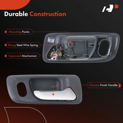 Front Right Door Handle for Honda Odyssey (2000–2004) 72125-S84-A01ZD, 72125-S0X-A21ZA, 82243