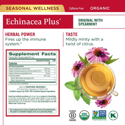 Set of 6 Organic Seasonal Care Tea 16 Count