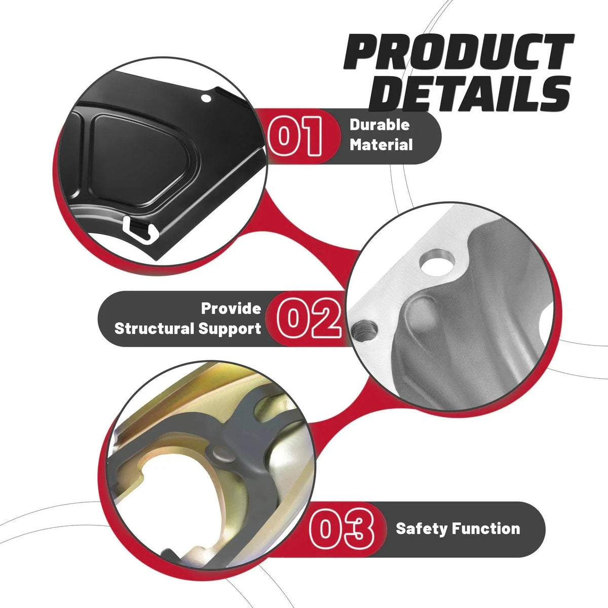 Clutch Fork & Bell Housing Kit with Throwout Bearing for Chevy (1959–1988)