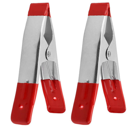 A-Frame Spring Clamp for Woodworking (Metal Body, Rubber Protection)