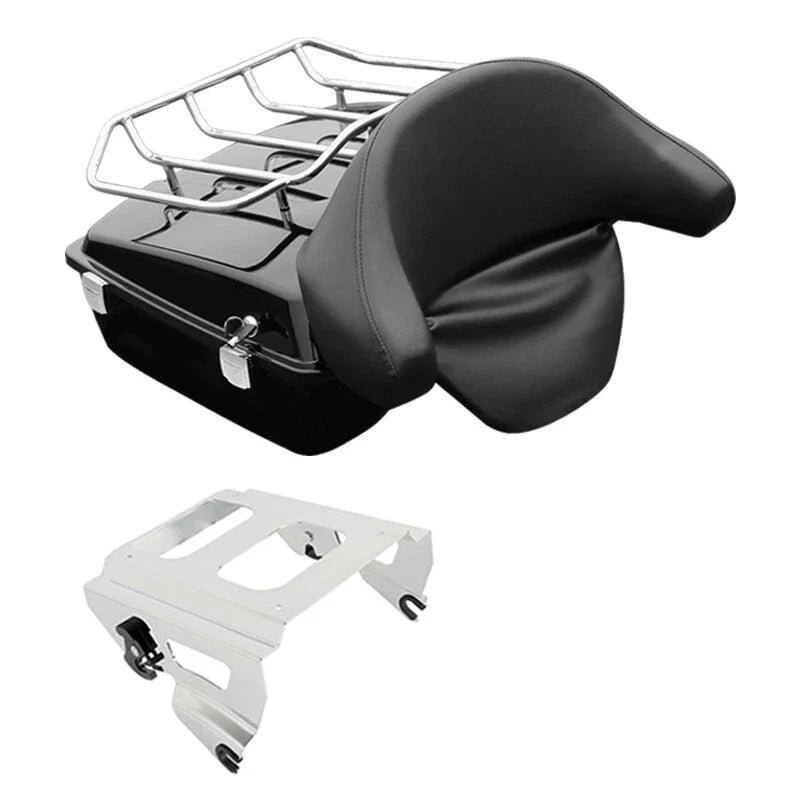 Chopped Tour Trunk Backrest Rack for Harley Electra Glide (2009–2013)