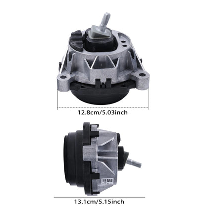 2X Engine Motor Mount for BMW 228i 230i 320i 328d 330e (2014–2021) - 22116856183, 22116856184