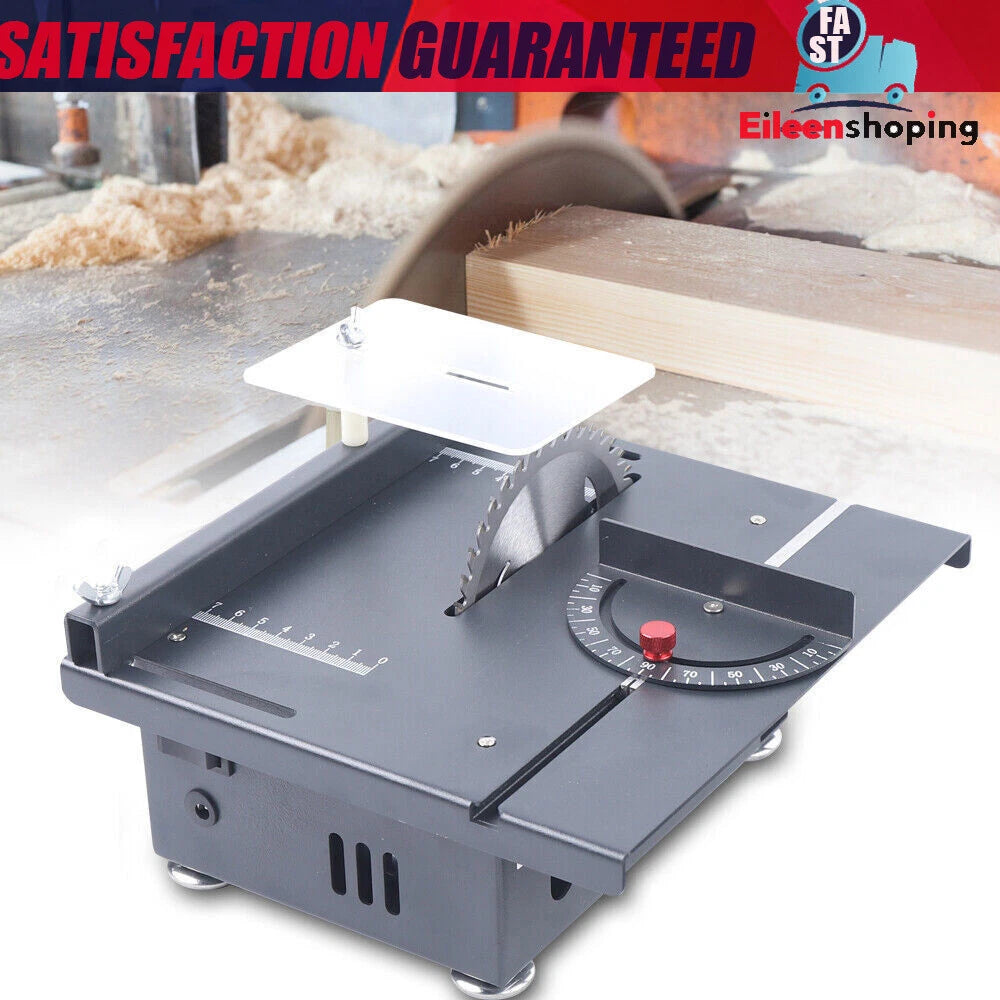 Mini Electric Table Saw for Metal Wood Cutting (7200RPM)
