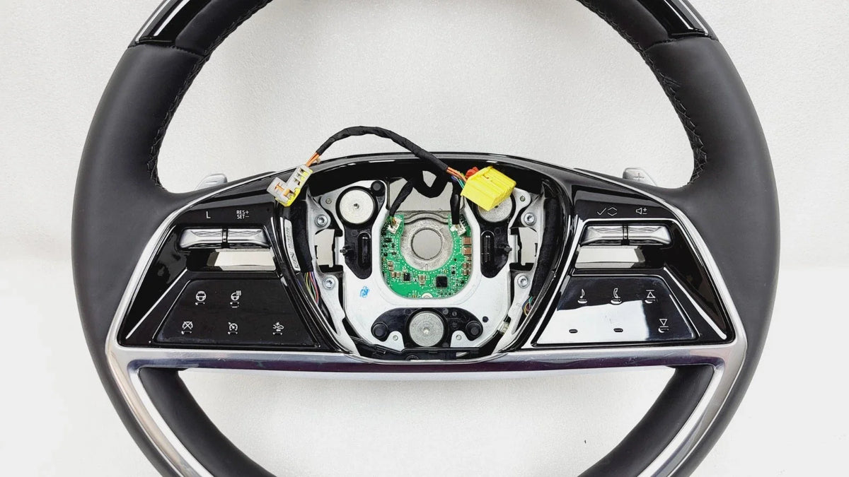Steering Wheel for Cadillac Escalade (2025–2026) Black w/Chrome Paddle Shifters 85788706