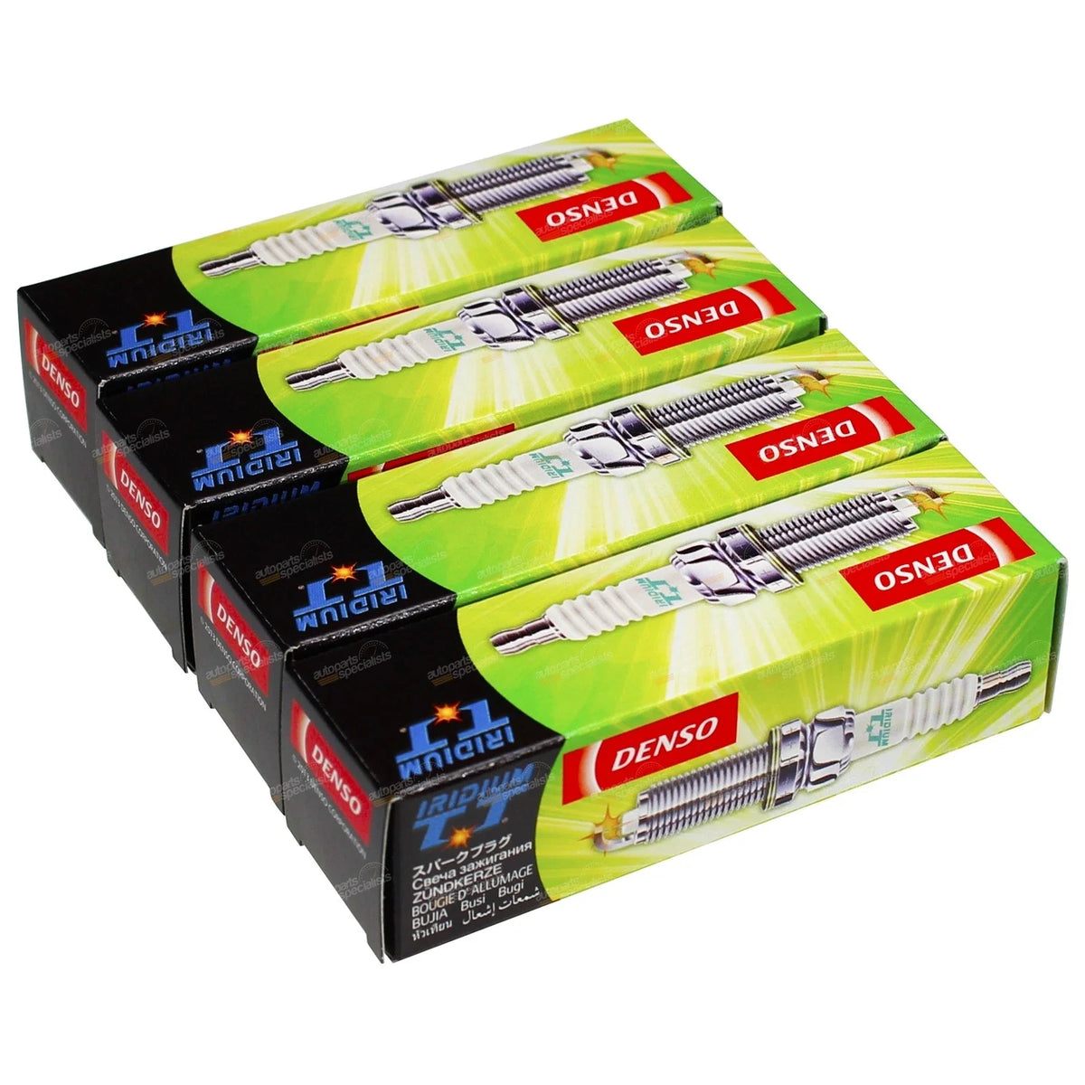 Iridium Spark Plugs / 4 x for Toyota Prius NHW11R (2001–2003)