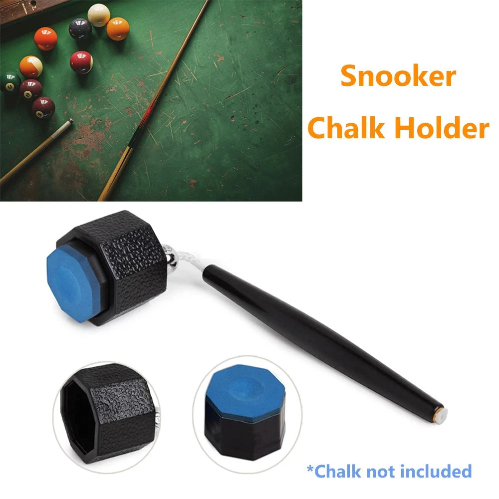 2X Billiard Chalk Holder for Pool Cue - Octagon Design