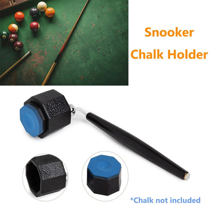 2X Billiard Chalk Holder for Pool Cue - Octagon Design