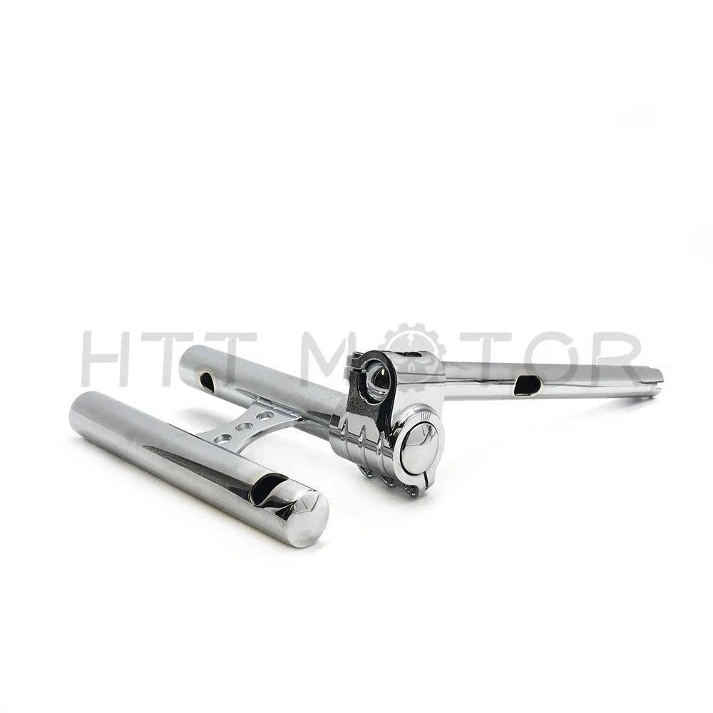 8" Rise Adjustable Clip Splitter Handlebar for Harley Dyna FXR Sportster