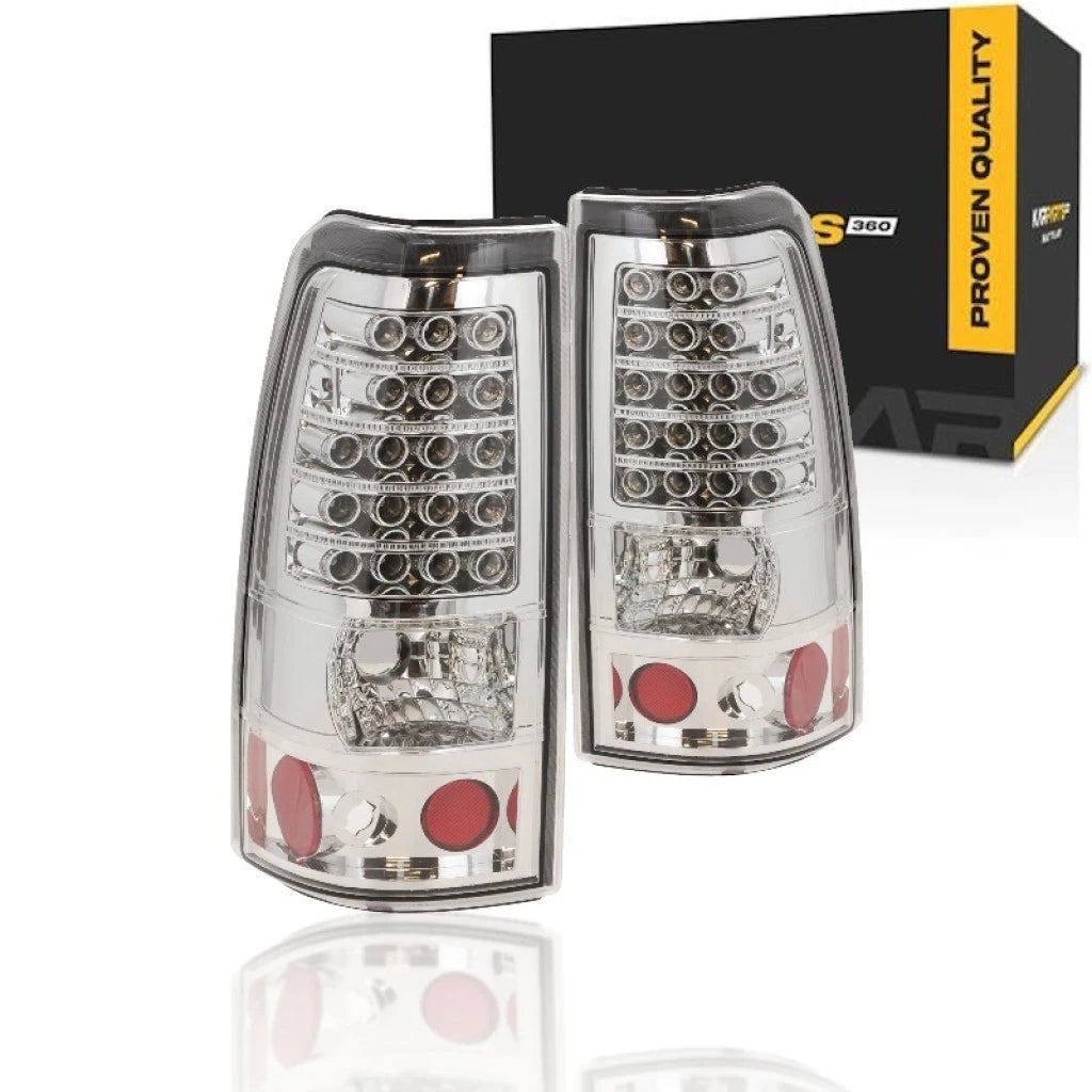 LED Tail Lights Pair for Chevy Silverado 1500 Classic/3500 Classic (2007) CLX-M0-USA-JC73010127A-CLA2