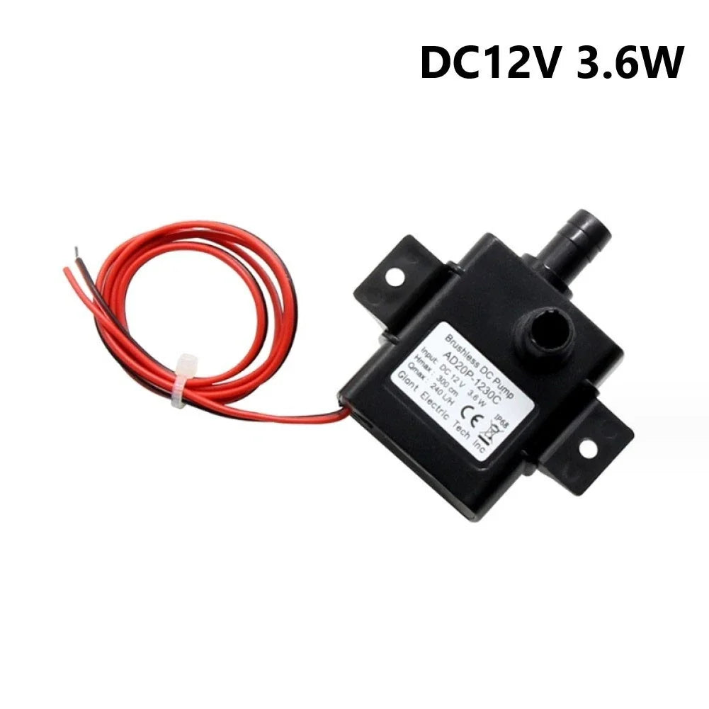 Submersible Pool Pump 3-6W DC 12V 240LH for Swimming Pools