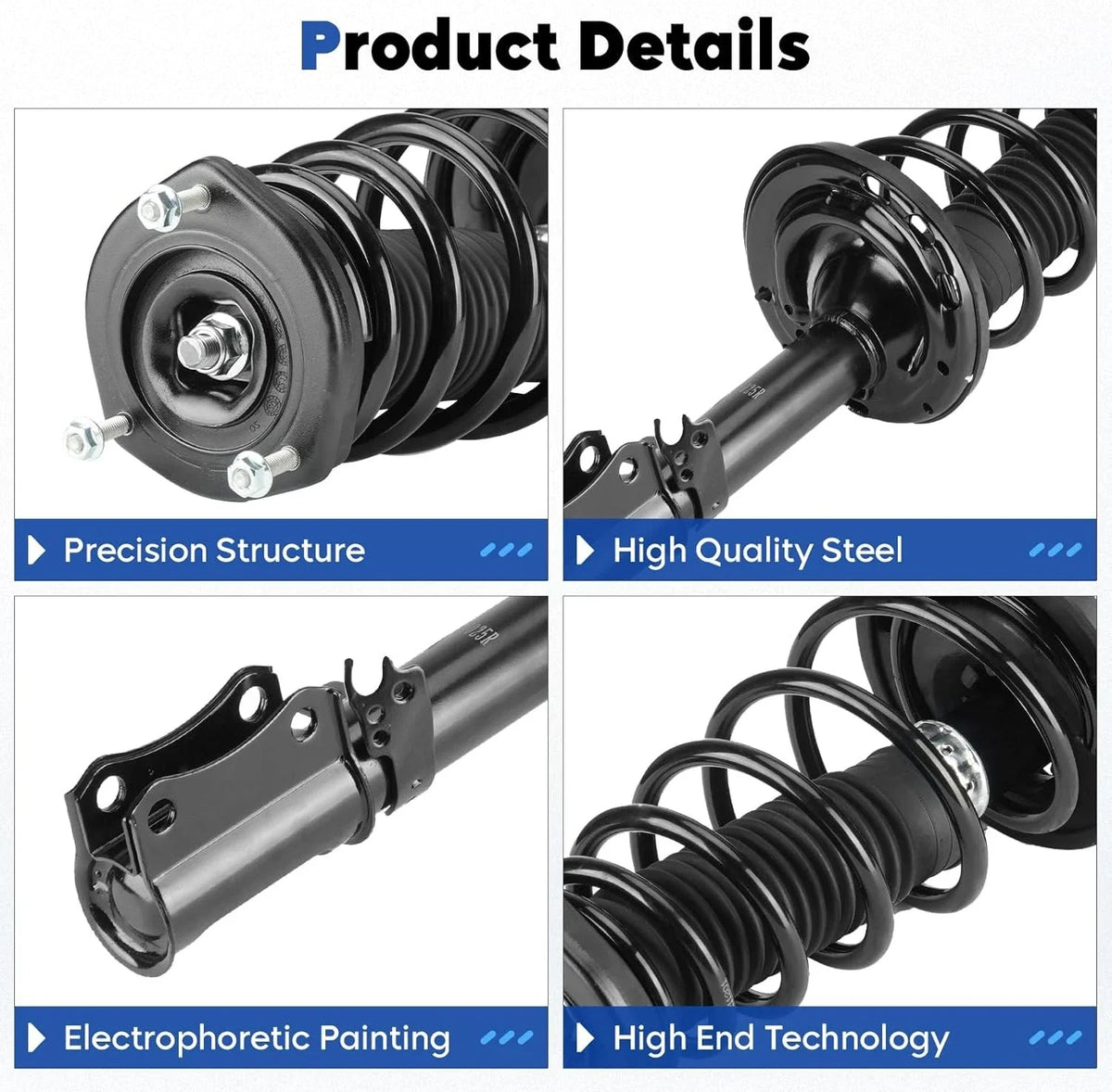 Rear Struts Springs for Lexus ES350, Toyota Camry, Avalon (2007–2011)
