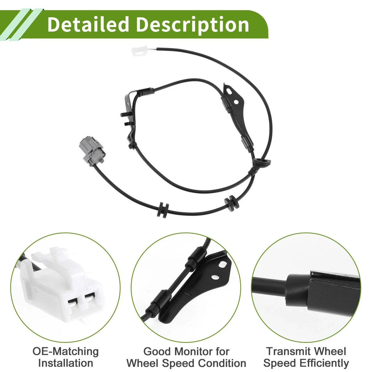 ABS Wheel Speed Sensor No. 8951612080 for Toyota Scion xB (2004–2015)