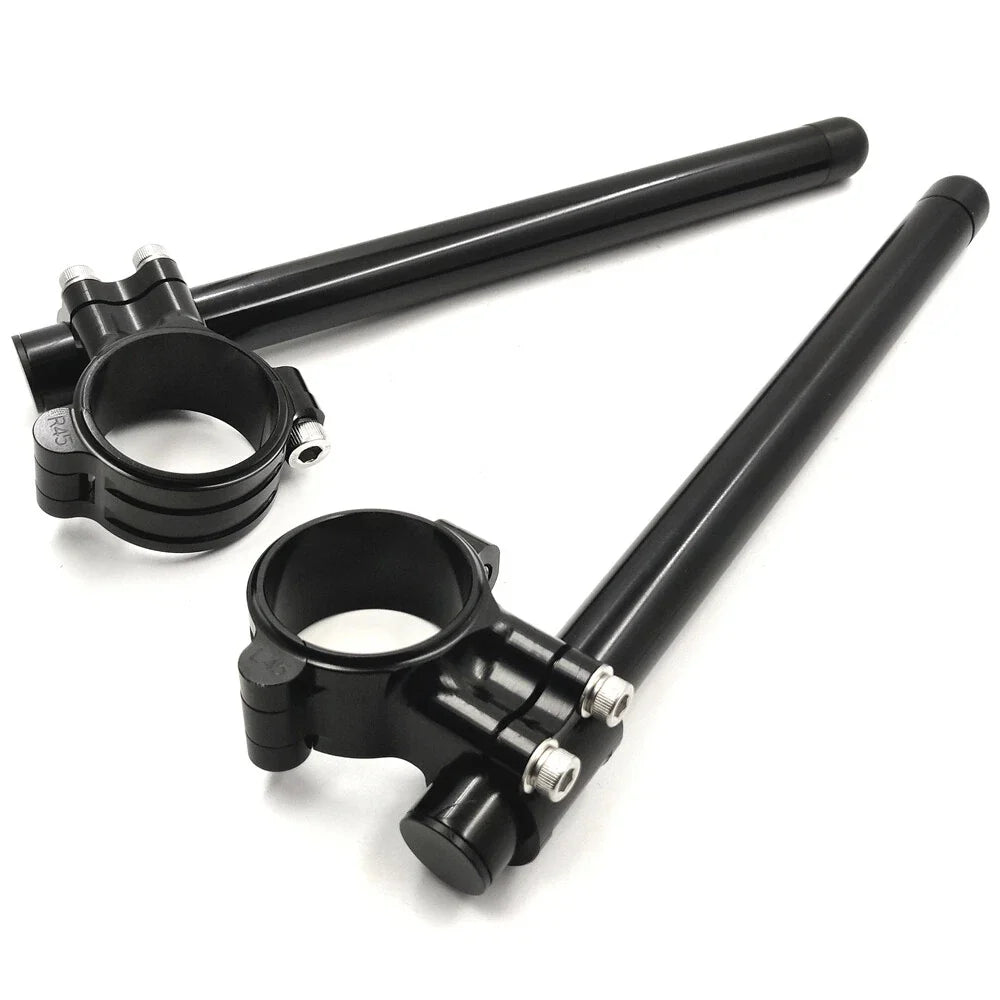 45mm Riser Clip-On Handle Bars for Kawasaki Ninja 250R (2005–2012) Ninja 300 (2013–2014)