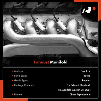 Exhaust Manifold with Gasket for Ford Ranger Mazda B3000 (2001–2008)
