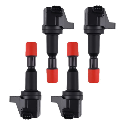 Set of 4 Ignition Coils for Honda Fit (2006–2008) 5C1635 E1081