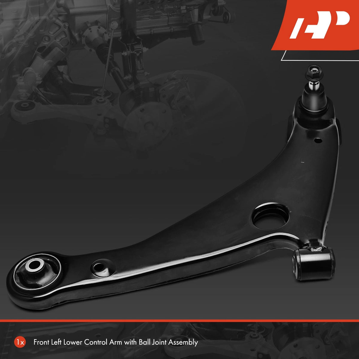 Front Left Lower Control Arm w/ Ball Joint Assy for Mitsubishi Galant (MN161705, MN186655, MN184137, WC120563, CMS80195)