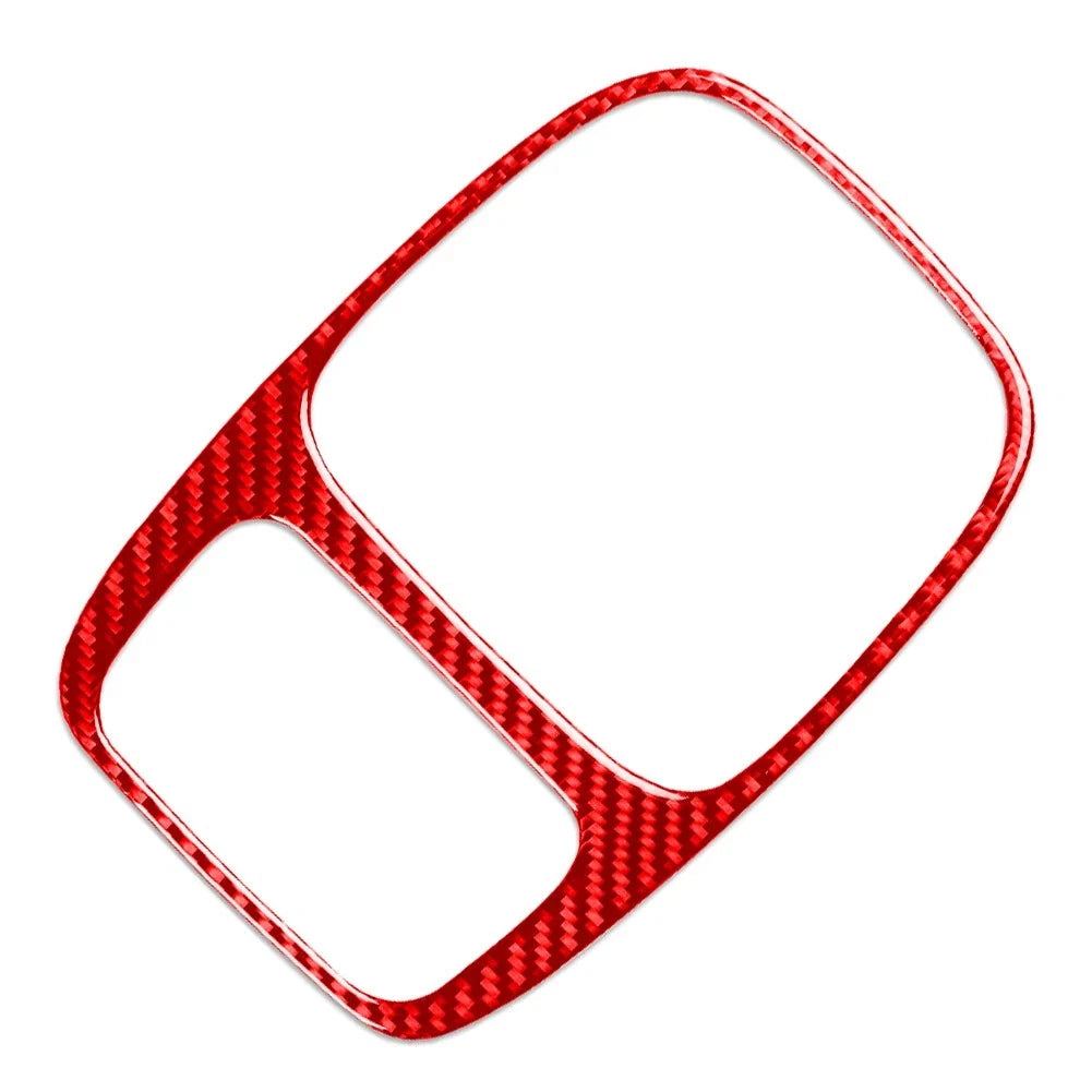 Manual Gear Shift Panel Frame Cover Trim for Honda S2000 (2000–2003) Carbon Fiber Red