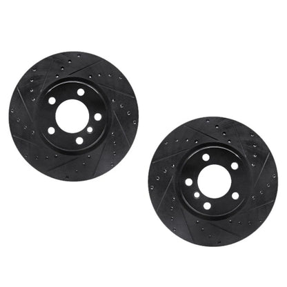 Rotor Set for BMW 428i (2014–2015) | Drilled and Slotted | ALX-PAU-DF-8002-31008-CLA3