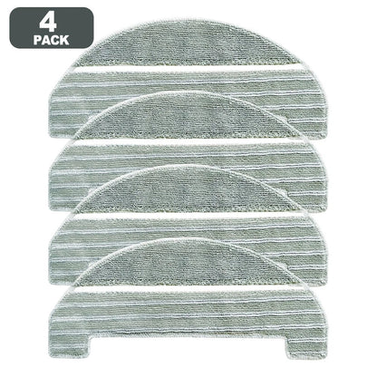 Set of 4 Mop Cloths for Vactidy T7 T8 Robot Vacuum Cleaner