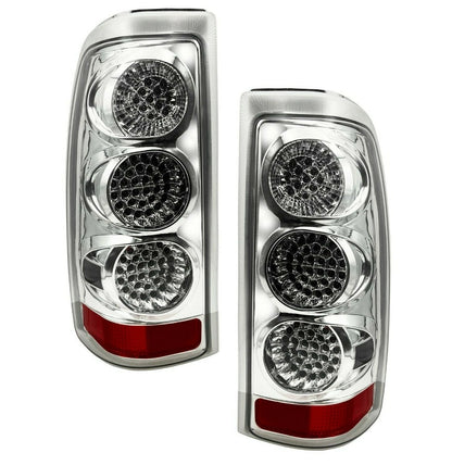 LED Look Chrome Tail Lights for Chevy Silverado 1500 2500 3500 (2003–2006) NTR6152