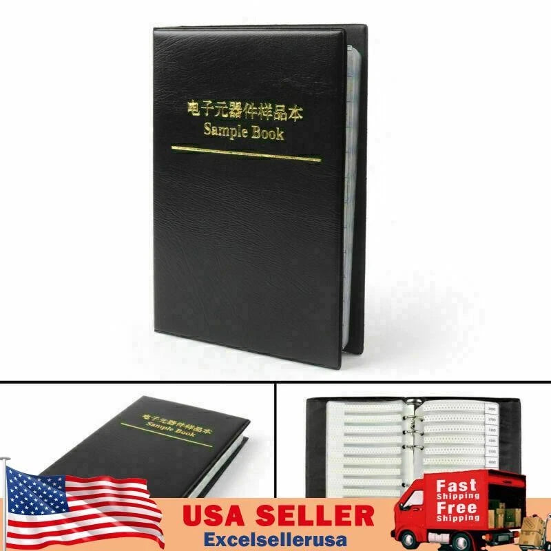 2000PC SMD Chip SMT Resistor & Capacitor Sample Book (No Part Numbers)