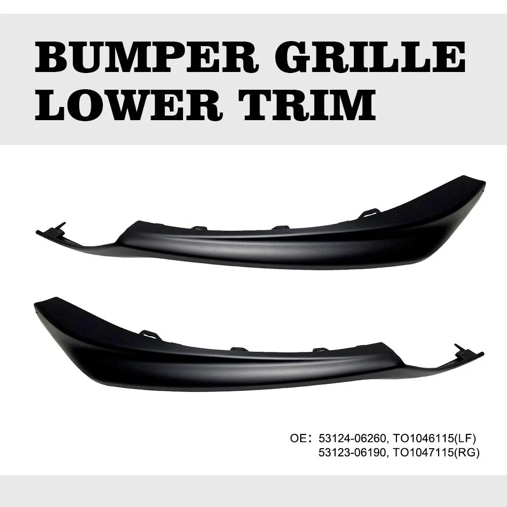 Front Right Lower Bumper Grille Molding Trim for Toyota Camry XSE SE (2021–2023)