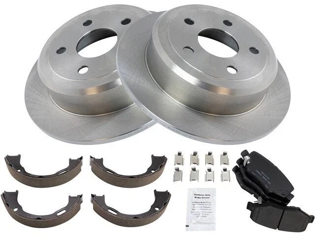 Brake Pad Rotor and Parking Brake Kit for Jeep Wrangler (2007) 35164QSHV