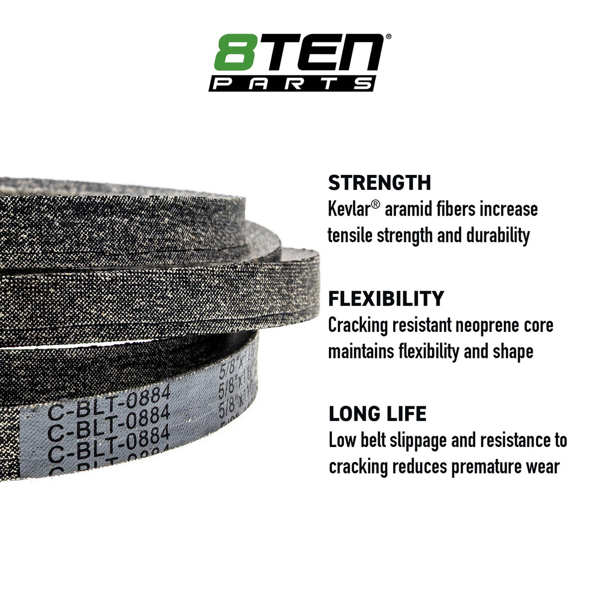 8TEN Kevlar Belt for DeWalt DXGX548P (754-06514, TCU18848)
