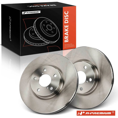 Set of 2 Front Side Disc Brake Rotors for Subaru Impreza (2017–2023) 12147042