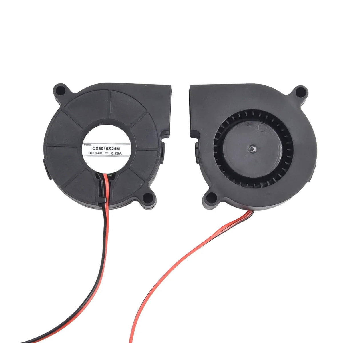 2X Silent Blower Fan for Turbo (DC12V/DC24V) - 5015 Oil Bearing Centrifugal