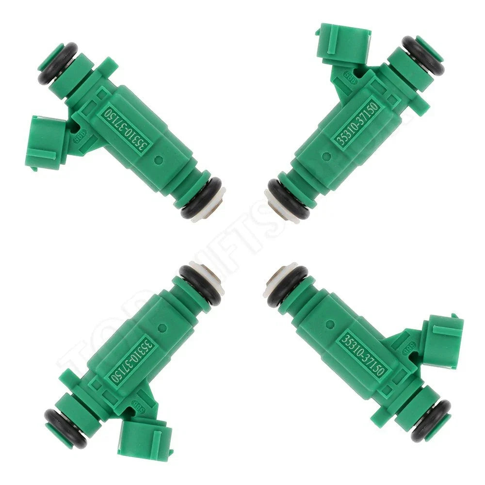 Set of 4 Fuel Injectors for Hyundai Accent, Santa Fe, Sonata, Tucson, Tiburon