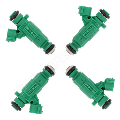 Set of 4 Fuel Injectors for Hyundai Accent, Santa Fe, Sonata, Tucson, Tiburon