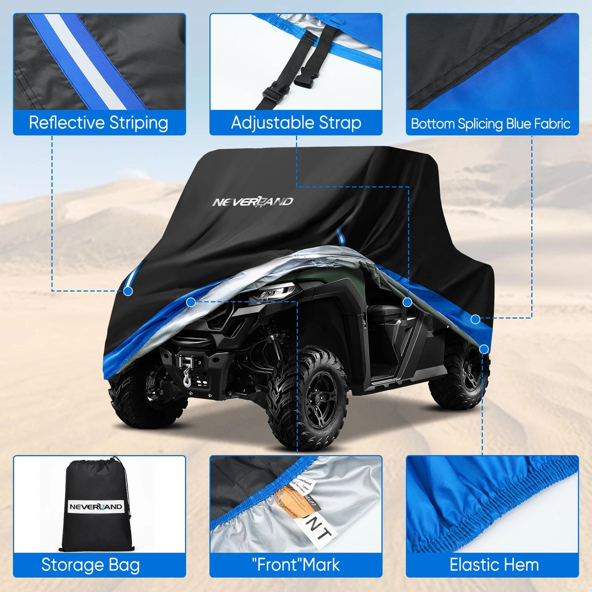 UTV Cover for Can-Am Maverick X3 Max / Max 1000 (NEV A302-16-B-2)