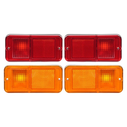 Set of 2 Side Marker Lights for Chevy GMC C/K Pickup Suburban (1968–1972)