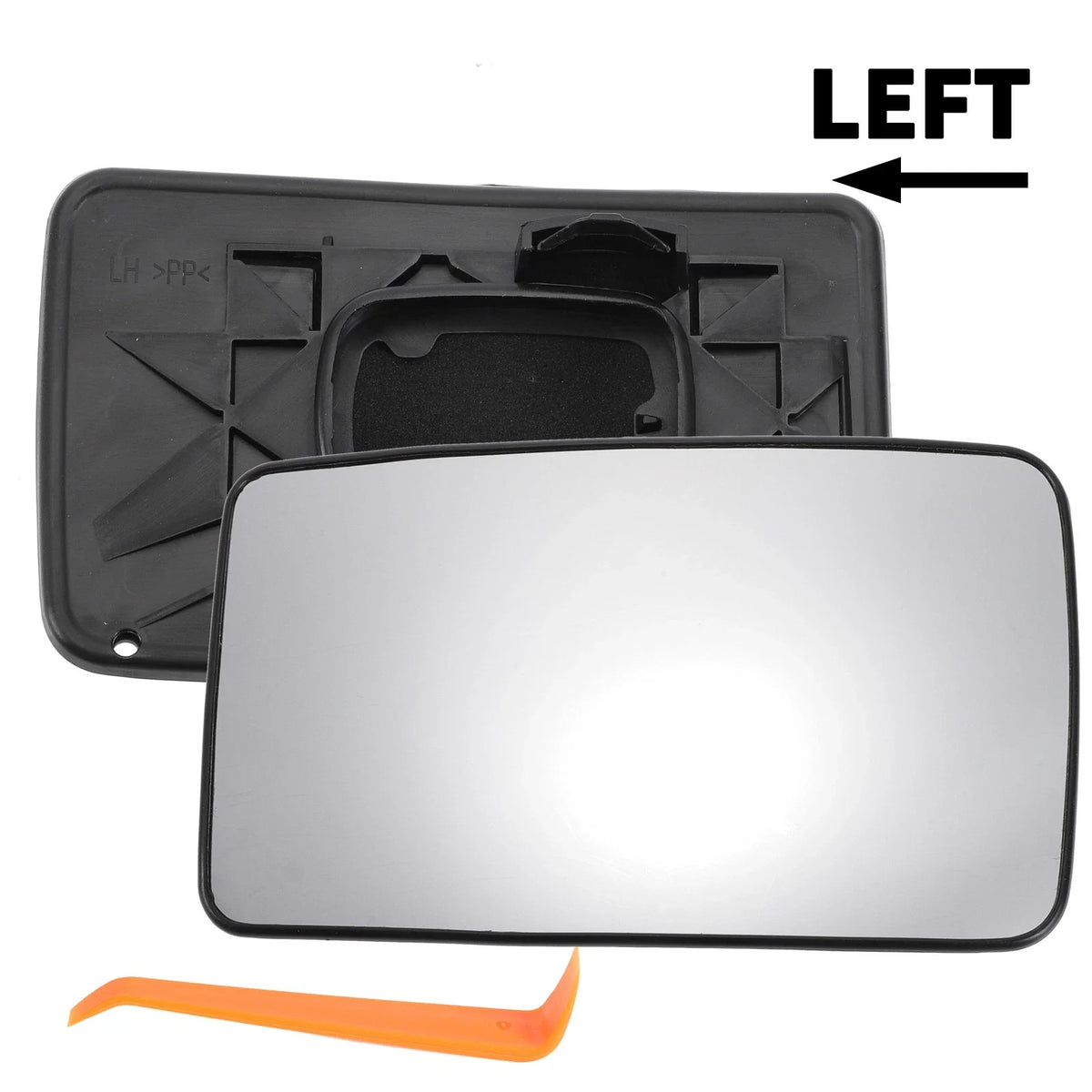 Left Driver Side Lower Mirror Glass Replacement for Ford F250 