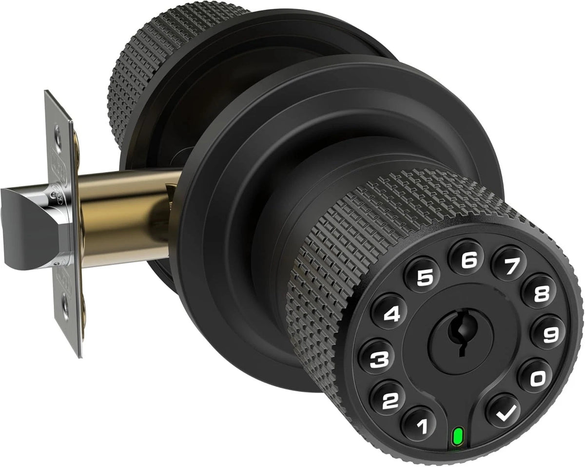 Keypad Door Lock for Heavy-Duty Security (Waterproof, 50 Custom Codes)