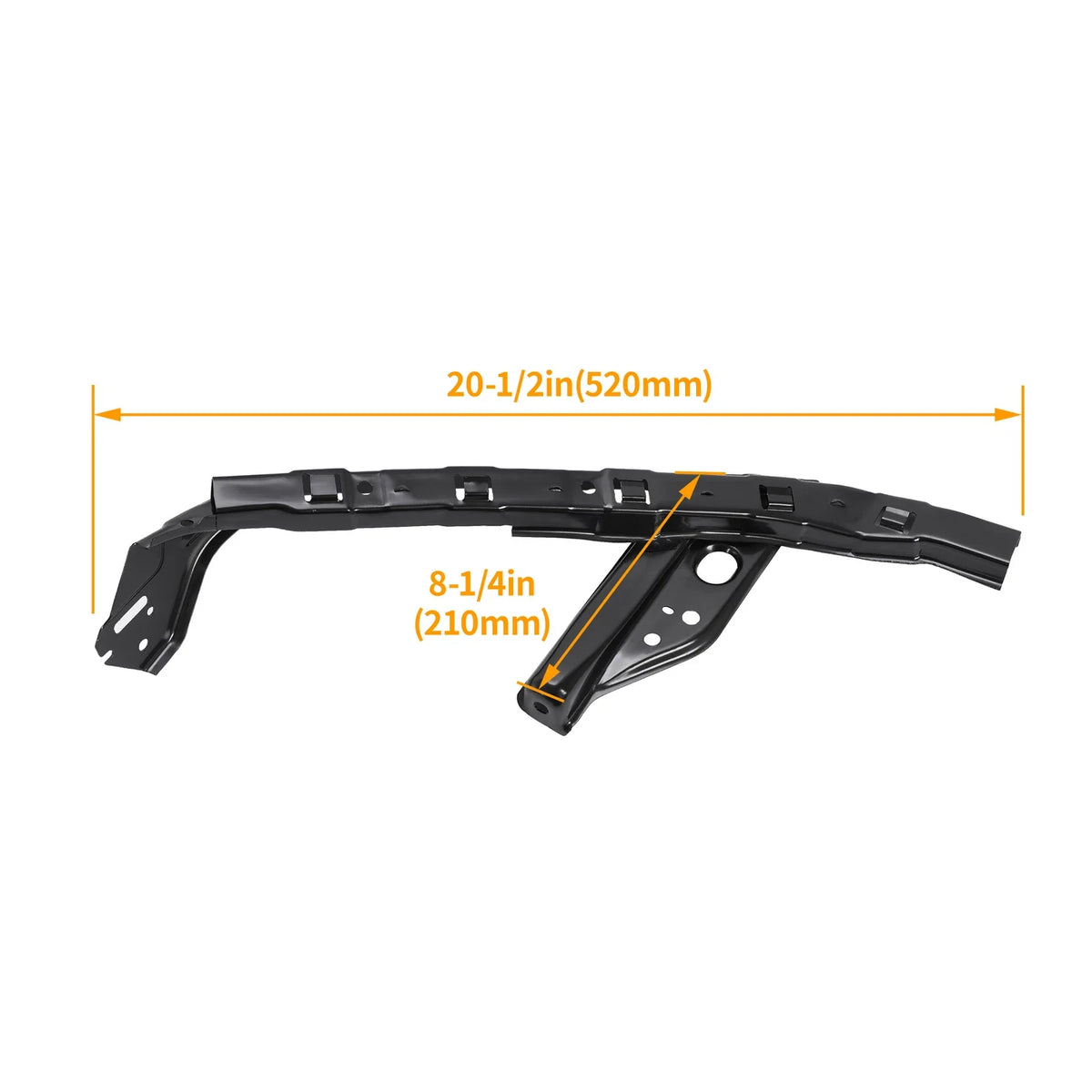 Set of 2 Headlight Bumper Brackets for Honda Civic (2012–2015)