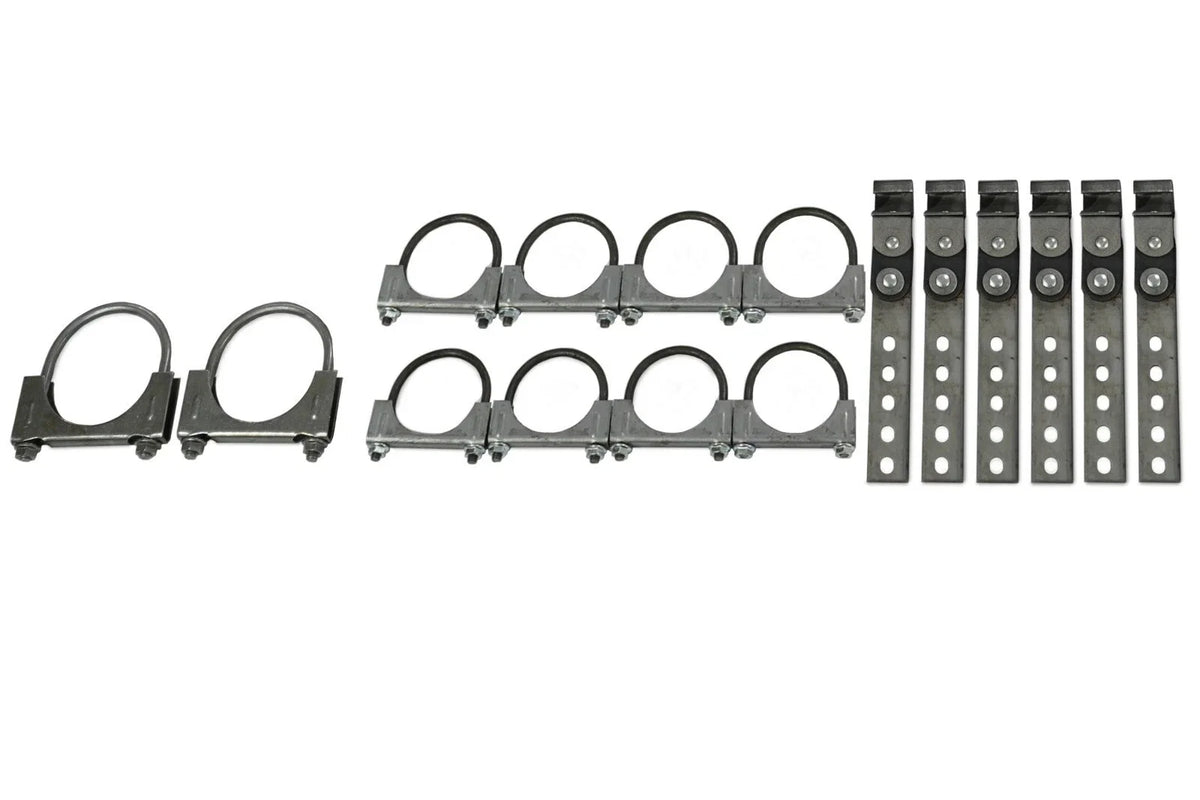 2.5" Dual Exhaust Kit for Toyota Tundra (2014–2021) - 2 Chamber, Rolled Tip