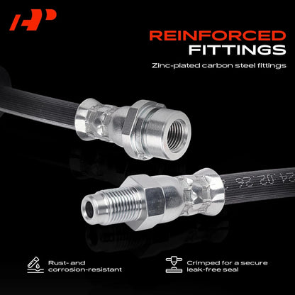 2X Front Brake Hydraulic Hose for Ford Escape Mercury Mariner Mazda (H621031, 8L8Z2078B, 9L8Z2078A)