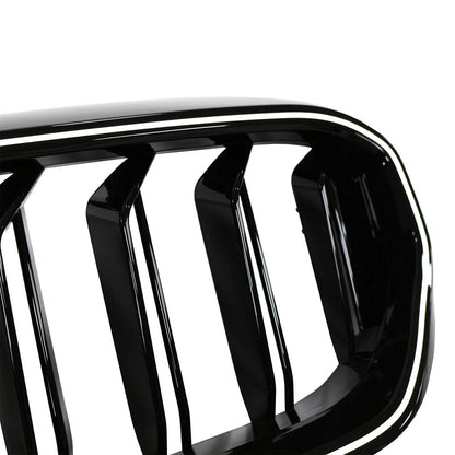 Gloss Black Front Kidney Grille for BMW 5 Series G30 G38 (2021–2024) Grille-360-AD
