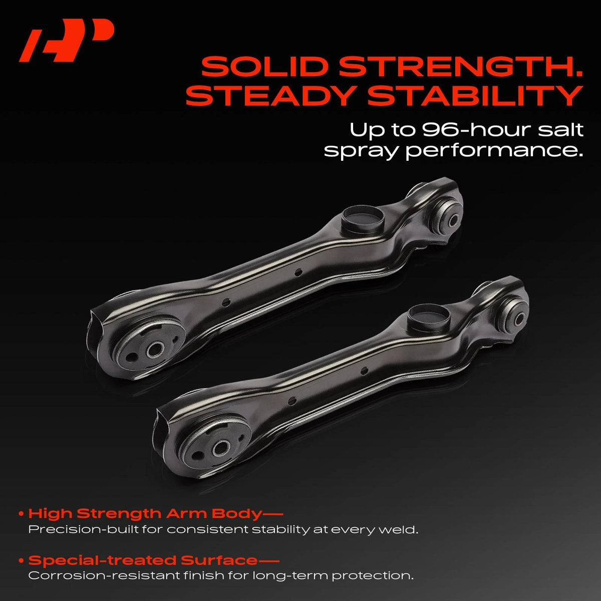 2X Rear Lower Suspension Control Arm for Ford Mustang (1999–2004) XR3Z5A649BA, 524624