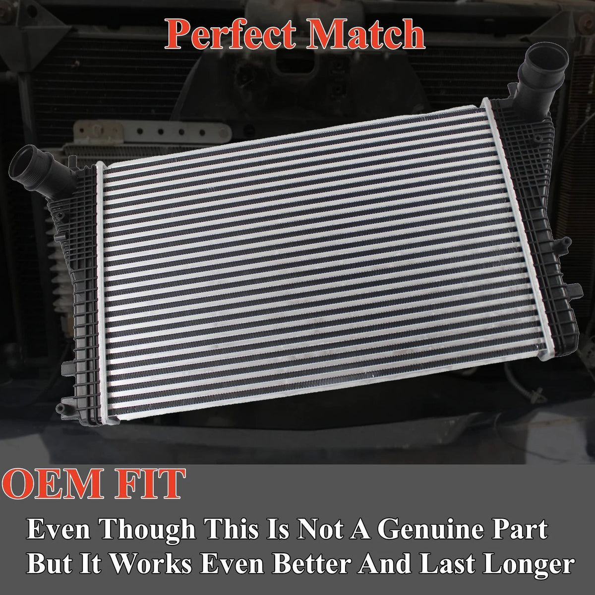 Intercooler Charge Air Cooler for VW Jetta Beetle Passat Audi (2006–2016) 1K0145803BM, 1K0145803CA, 1K0145803CC