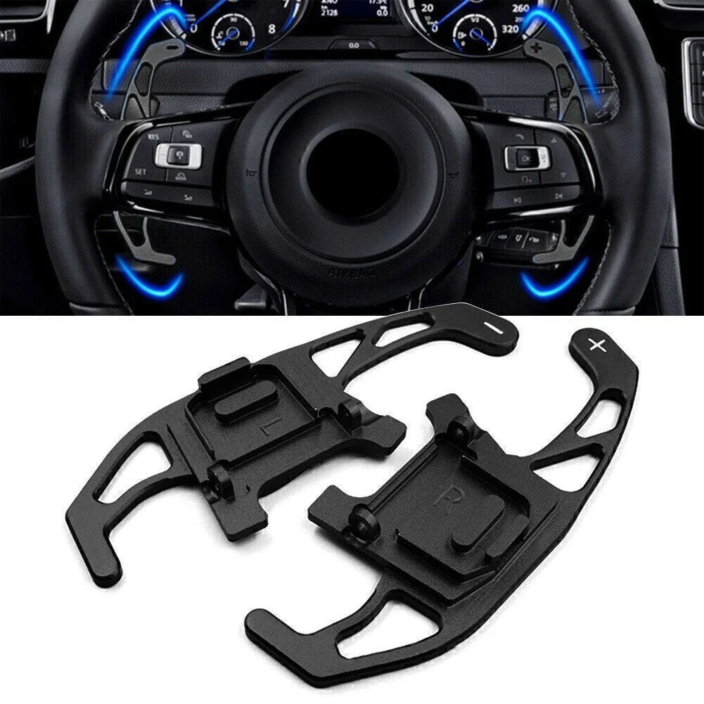 Steering Wheel Shift Paddles for VW Golf R GTD GTE MK7 (2013–2018) Black